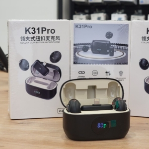 میکروفن بی سیم یقه ای مدل K31 PRO