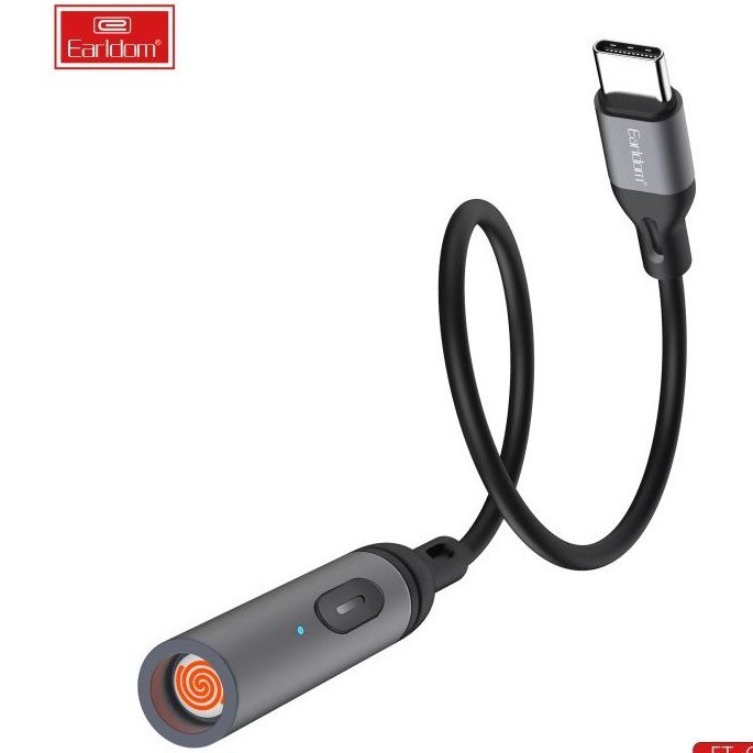 فندک الکترونیکی ارلدام مدل OT67 با درگاه USB-C - تصویر 2